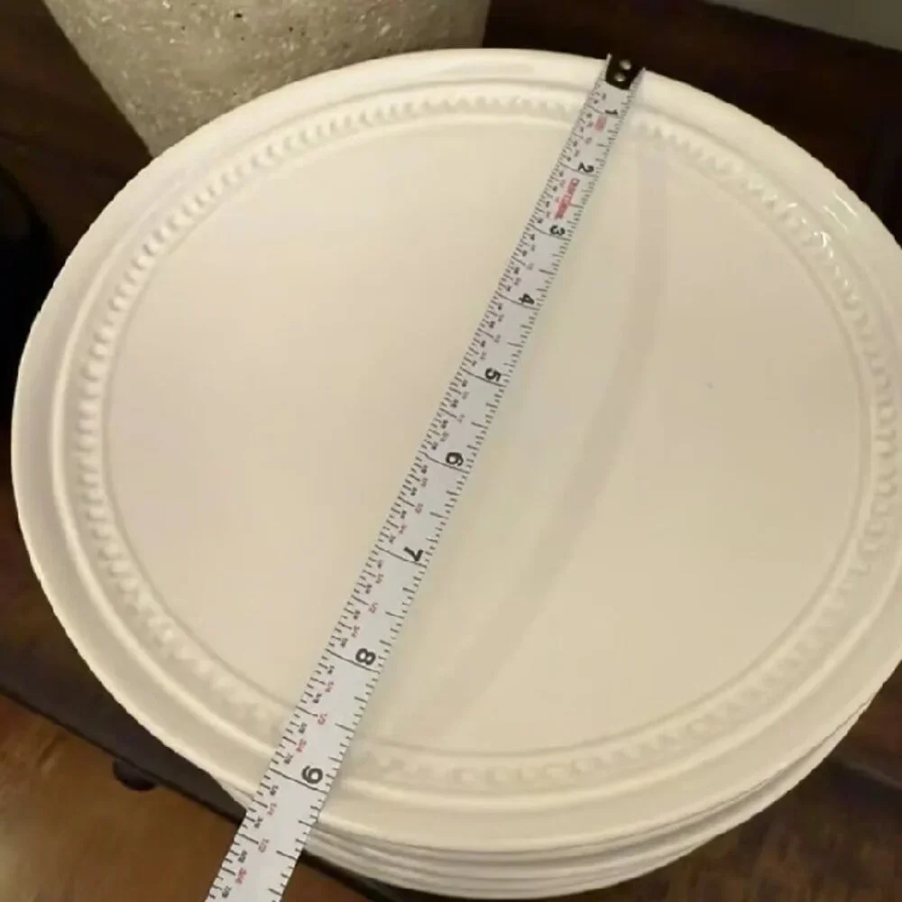New S/4 Williams-Sonoma Castellano Salad Plates White | 9